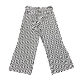 Anthro Maeve Checkered Wide Leg Pant